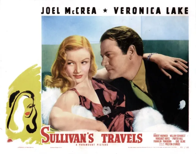Sullivan'S Travels From Left Veronica Lake Joel Mccrea 1941 Movie Poster Masterprint - Item # VAREVCMMDSUTREC002H - Posterazzi