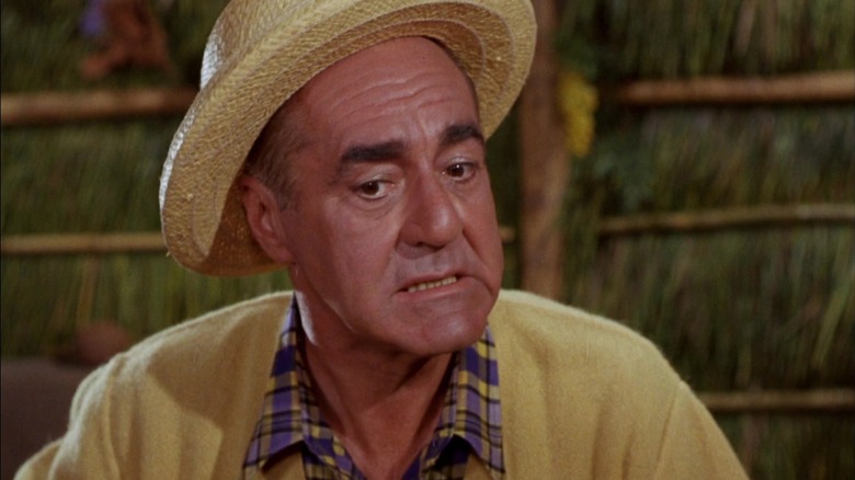 Mr. Howell wincing on Gilligan's Island