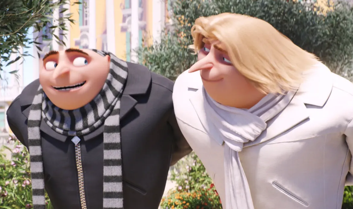 Gru (voice: Steve Carell), Dru (voice: Steve Carell) in 'Despicable Me 3.'
