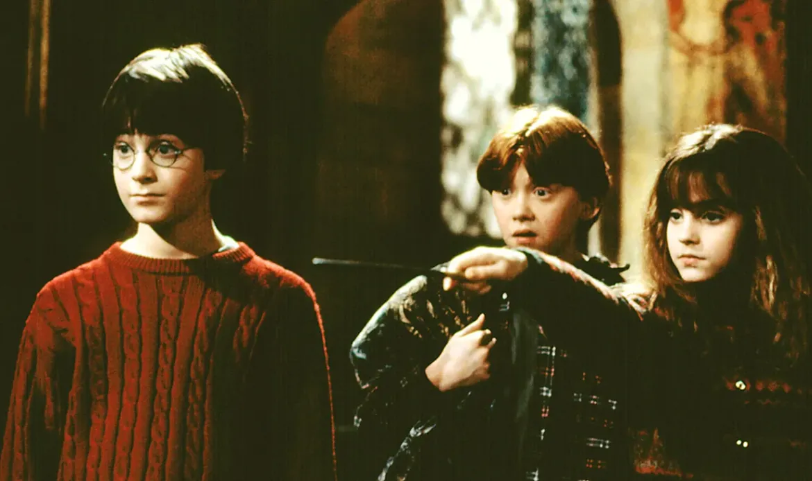 Harry Potter and the Sorcerer's Stone, Daniel Radcliffe, Rupert Grint, Emma Watson, 2001