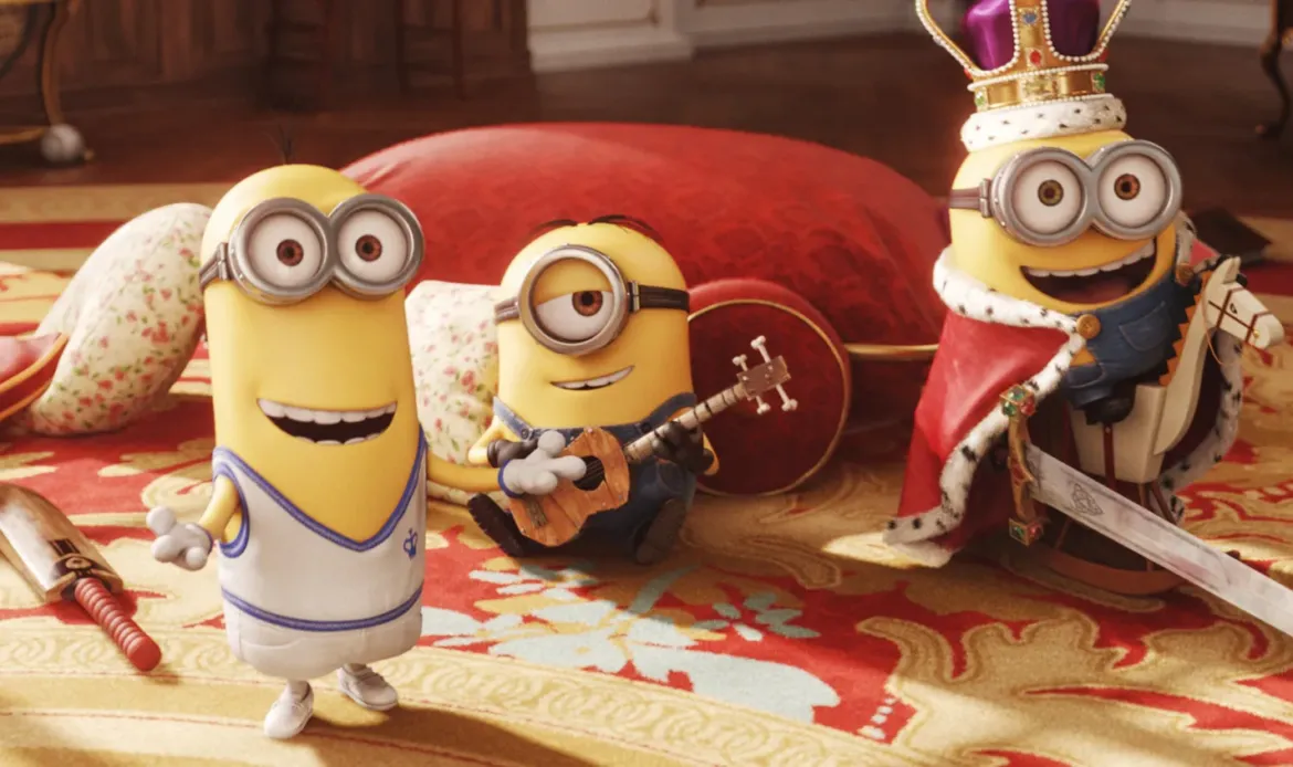 MINIONS, from left: Stuart, Kevin, Bob, 2015. /©Universal Pictures/Courtesy Everett Collection