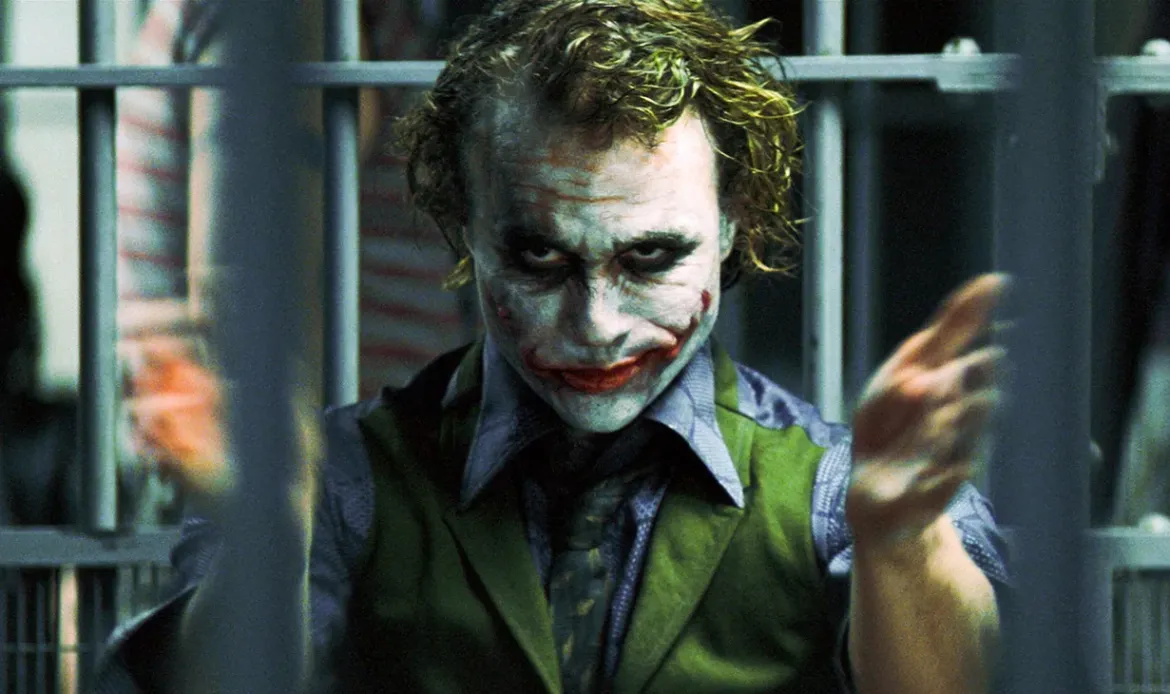 The Dark Knight, Heath Ledger as The Joker, 2008.