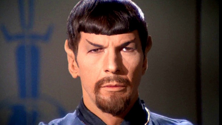 Evil Spock from the Mirror universe on Star Trek