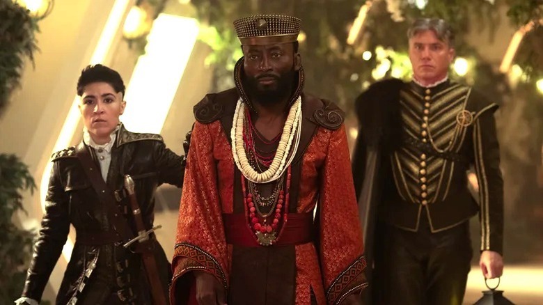 Ortegas, M'Benga, and Pike as fairy tale characters on Star Trek: Strange New Worlds