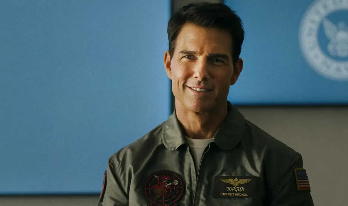 Tom Cruise plays Capt. Pete Maverick Mitchell in Top Gun Maverick.