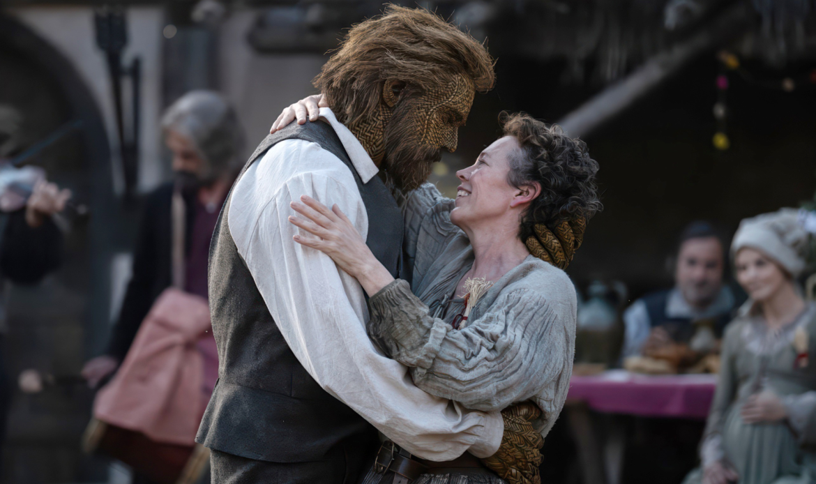 Alexander Skarsgard and Olivia Colman in 'Wicker'