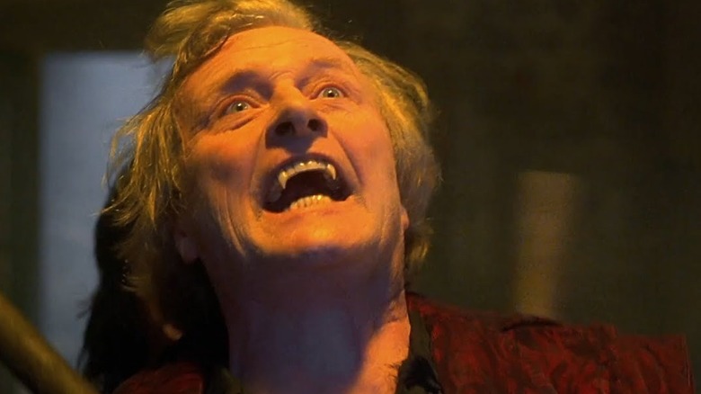 Dracula bearing his fangs in Dracula III: Legacy