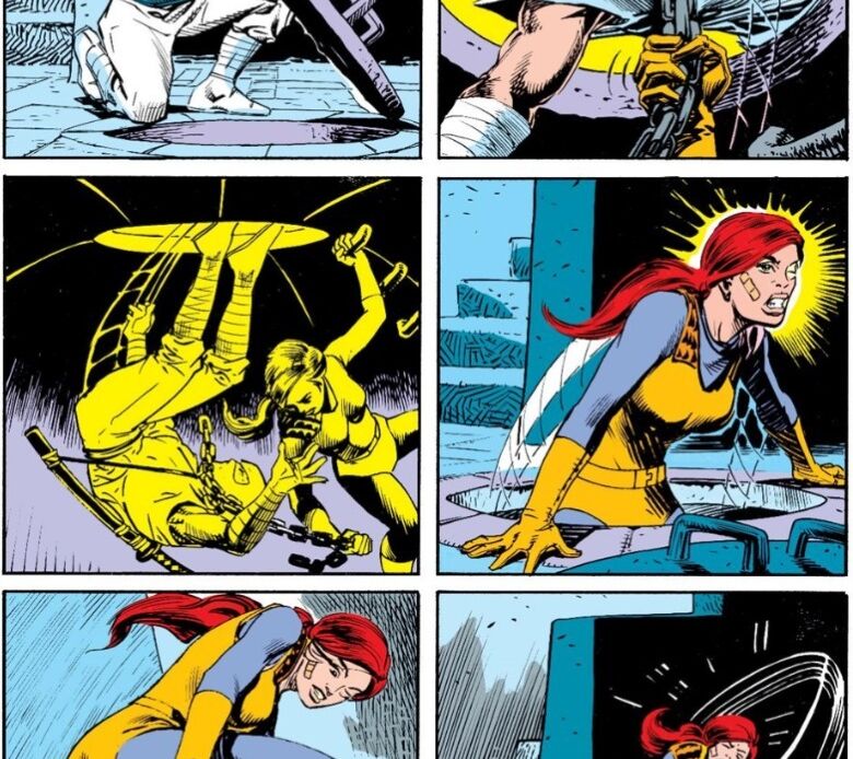 G.I. Joe Silent Interlude Scarlett escapes Storm Shadow