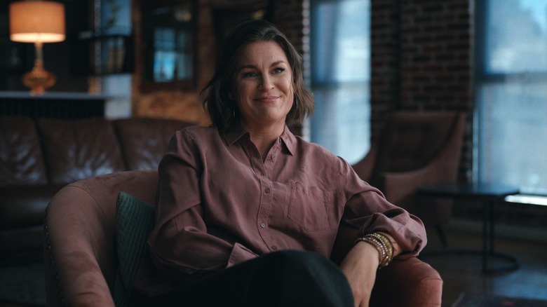 Mia Perry Bowick being interviewed for The One About Matthew Perry