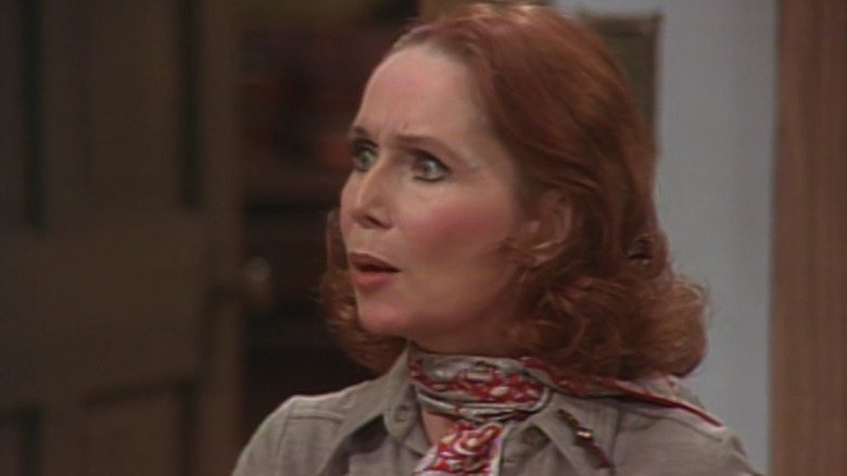 Katherine Helmond's Jessica Tate is seen in closeup in Soap