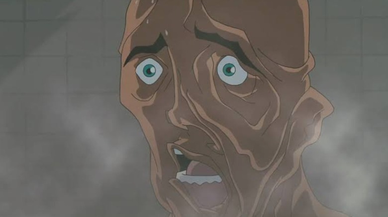 Ethan Bennett's face melting in The Batman (2004)